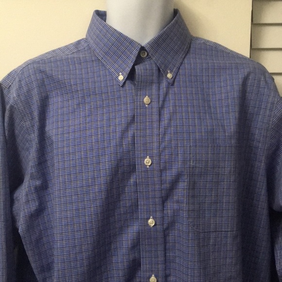 Ralph Lauren classic fit blue plaid shirt - Picture 5 of 9